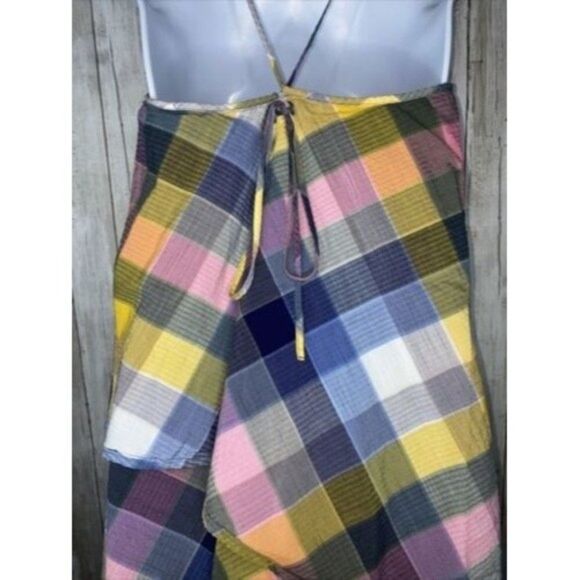 Patagonia Layered Plaid Spaghetti Strap Sun Dress 58920SP13 Women’s Size 8 - Picture 7 of 12